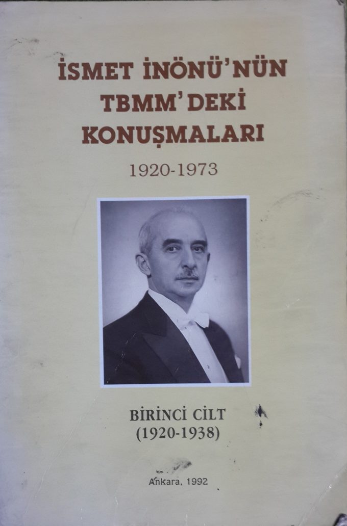 inonu tbmm konusmalari 1