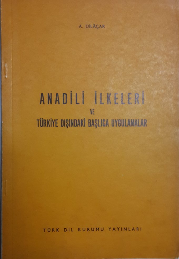 anadili ilkeleri