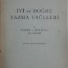 iyi ve dogru yazma 1