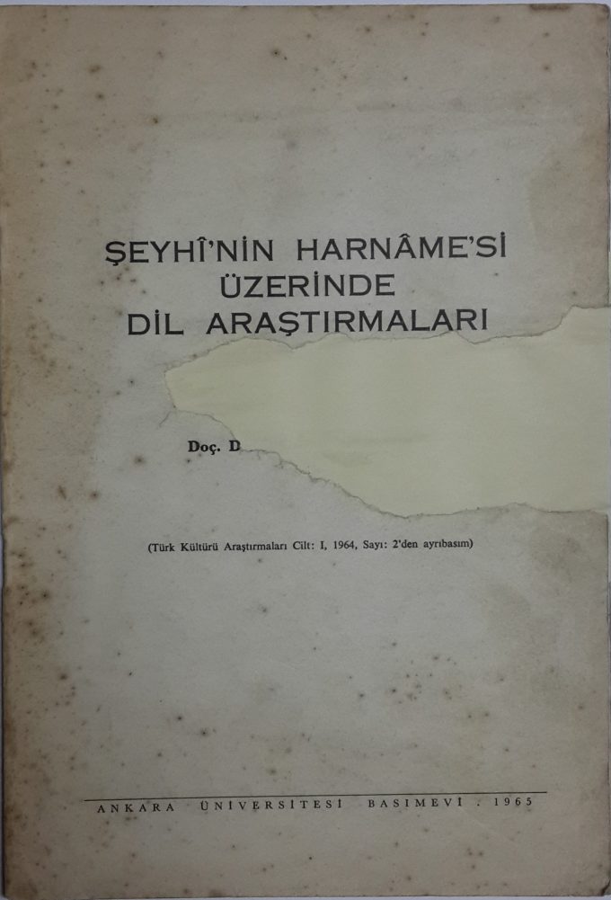 seyhinin harnamesi uzerinde