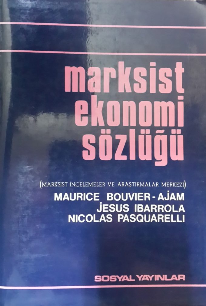 marksist ekonomi sozlugu